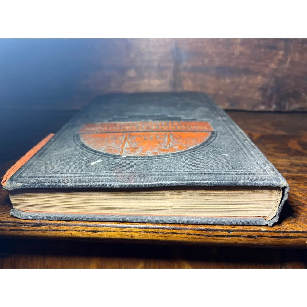 VTG The Household Searchlight Recipe Book The Household Magazine Black Orange